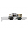 startech PCIE DUAL SERIAL PORT CARD/16C1050 UART 5V/12V STATUS LIGHT - nr 13