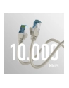 mcab CAT7 grey 0.25m RAW cable RJ45/S/FTP LSZH 10Gbit CU LAN DSL - nr 2