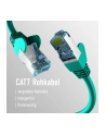 mcab CAT7 green 0.5m RAW cab RJ45/S/FTP LSZH 10Gbit CU LAN DSL - nr 3