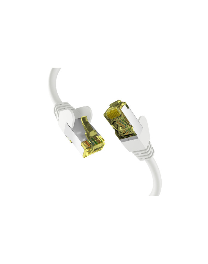 mcab CAT6a Kolor: BIAŁY 1m patch cord/RJ45 S/FTP LSZH 10Gbit CU LAN główny