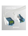 mcab CAT7 Kolor: BIAŁY 0.25m RAW cable RJ45/S/FTP LSZH 10Gbit CU LAN DSL - nr 4