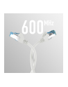 mcab CAT7 Kolor: BIAŁY 0.25m RAW cable RJ45/S/FTP LSZH 10Gbit CU LAN DSL - nr 5