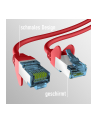 mcab CAT7 red 1m RAW cable RJ45/S/FTP LSZH 10Gbit CU LAN DSL - nr 4