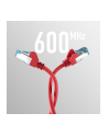 mcab CAT7 red 1m RAW cable RJ45/S/FTP LSZH 10Gbit CU LAN DSL - nr 5