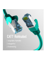 mcab CAT7 green 0.5m RAW cab RJ45/S/FTP LSZH 10Gbit CU LAN DSL - nr 3