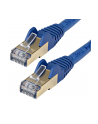 startech 5M CAT6A ETHERNET CABLE BLUE/BLUE - SHIELD-ED COPPER WIRE - nr 1