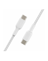 belkin USB-C TO USB-C BRAID-ED PVC/WHITE 1M TWIN PACK - nr 17