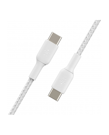 belkin USB-C TO USB-C BRAID-ED PVC/WHITE 1M TWIN PACK