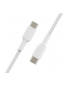 belkin USB-C TO USB-C BRAID-ED PVC/WHITE 2M TWIN PACK - nr 15
