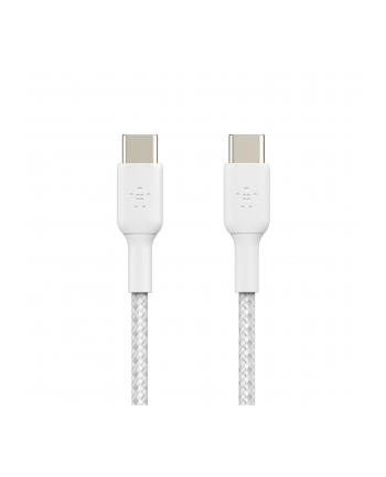 belkin USB-C TO USB-C BRAID-ED PVC/WHITE 2M TWIN PACK