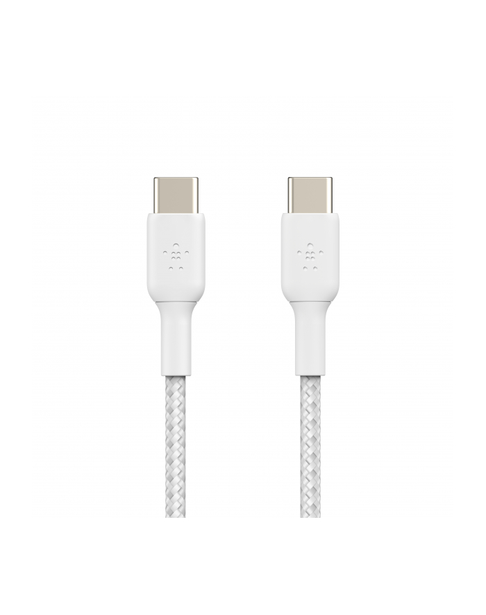 belkin USB-C TO USB-C BRAID-ED PVC/WHITE 2M TWIN PACK główny