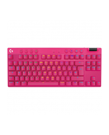logitech G PRO X TKL LIGHTSPEED MAGENTA/D-(wersja europejska) 2.4GHZ/BT CENT 419 TACTILE