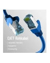 mcab CAT7 blue 0.25m RAW cab RJ45/S/FTP LSZH 10Gbit CU LAN DSL - nr 3