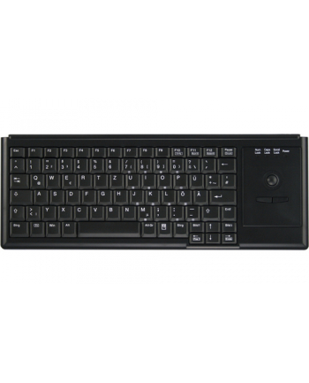 cherry INDUSTRY 4.0 COMPACT ULTRAFLAT/TRACKBALL KEYBOARD USB BLACK