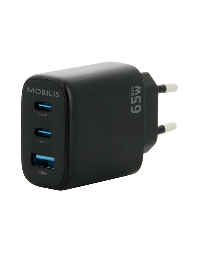 mobilis WALL CHARGER - 65W - 2 USB C +/1 USB A - GAN główny