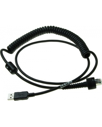 datalogic Cable CAB-553, USB Type A, Coiled, 2.4 m / 7.8 ft, IP67