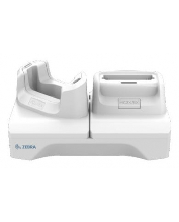 zebra evm HC2X/HC5X Healthcare Kolor: BIAŁY single slot charge only cradle for 1 device and 1 battery.  Power supply, DC and  AC Line Cord sold separately.