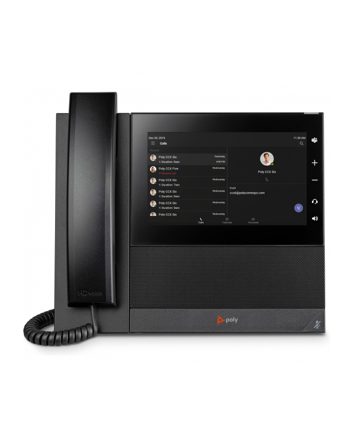 hp inc. Poly CCX 600 Business Media Phone for Microsoft Teams and PoE-enabled główny