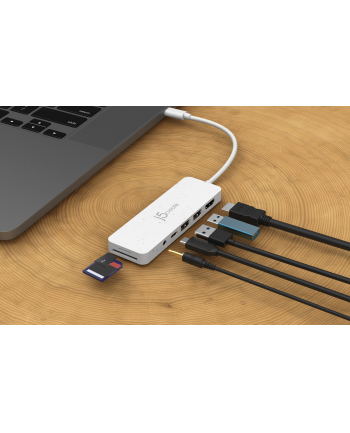 j5create ECO-FRIENDLY USB-C MULTI-PORT/HUB WITH POWER D-ELIVERY nr 1