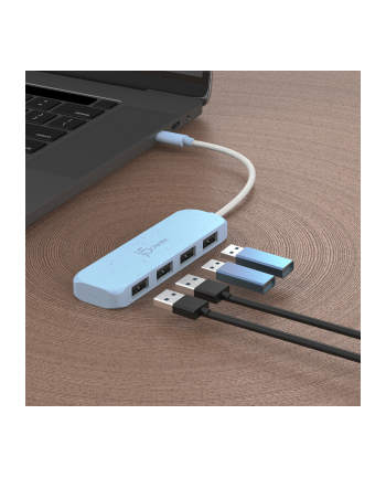 j5create ECO-FRIENDLY USB-C TO 4-PORT/TYPE-A GEN 2 HUB nr 1
