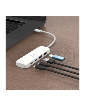 j5create ECO-FRIENDLY USB-C TO 4-PORT/TYPE-C TYPE-A GEN 2 HUB