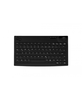 cherry INDUSTRY 4.0 MINI TRACKBALL/KEYBOARD USB BLACK