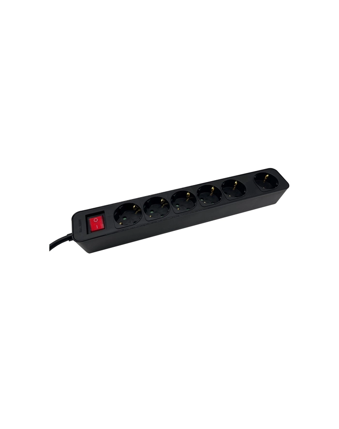 mcab SOCKET STRIP 6S PVC 3M BK ECO/16A/3680W główny