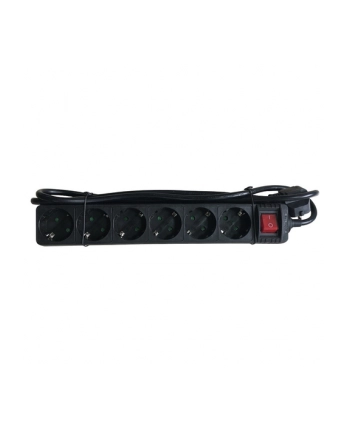 mcab SOCKET STRIP 6S PVC 1.5M BK ECO/16A/3680W