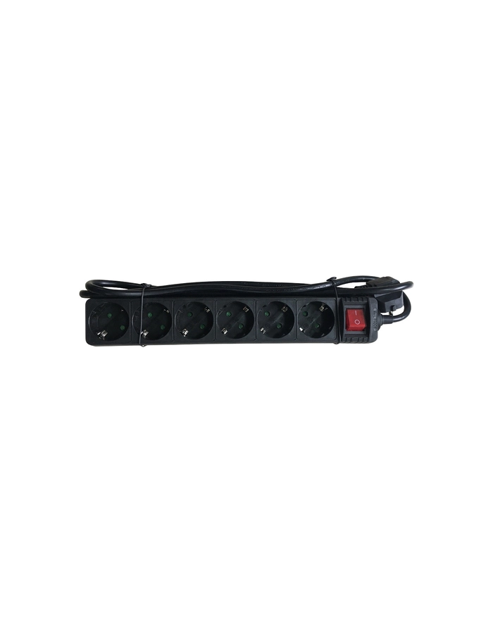 mcab SOCKET STRIP 6S PVC 1.5M BK ECO/16A/3680W główny