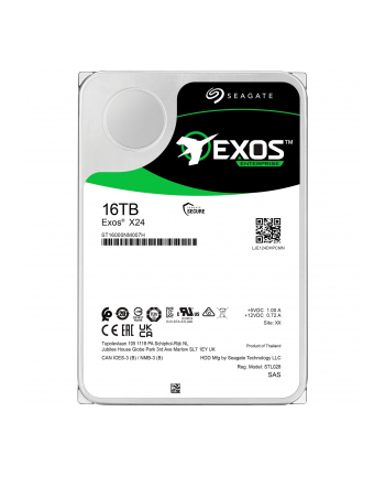 seagate EXOS X24 16TB SAS 3.5IN/7200RPM 6GB/S 512E/4KN nr 1