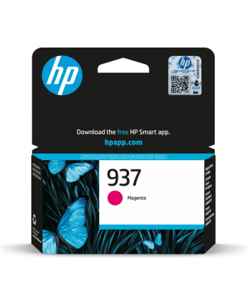 hp inc. HP 937 MAGENTA ORIGINAL INK/EN/D-E/PL/CZ CARTRIDGE