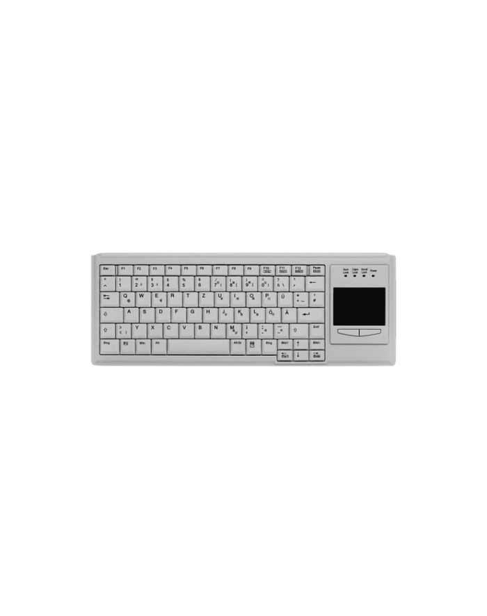 cherry INDUSTRY 4.0 COMPACT ULTRAFLAT/TOUCHPAD KEYBOARD USB LIGHT GREY główny