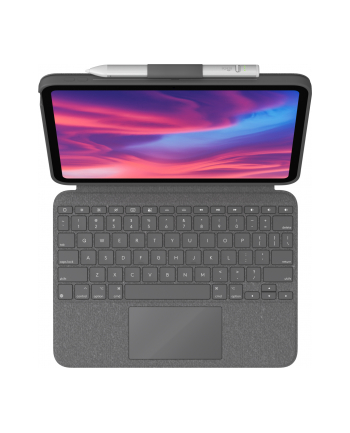 logitech COMBO TOUCH FOR IPAD (10TH GEN)/OXFORD GREY PAN - NORDIC-613