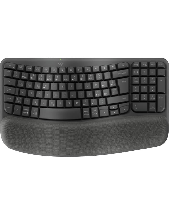 logitech WAVE KEYSERGONOMIC KB GRAPHITE/CZE-SKY 2.4GHZ/BT INTNL-973 UNIV główny