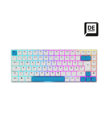 sharkoon SKILLER SGK50 S3 PBT WHITE/HOT-SWAP/75 LAYOUT/SPIRALCAB