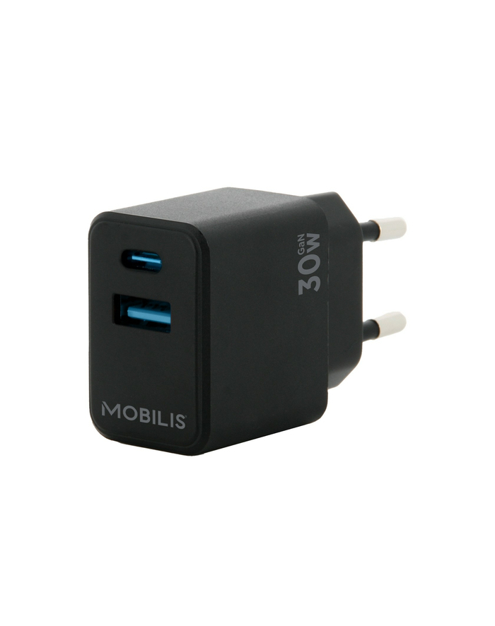 mobilis WALL CHARGER - 30W - 1 USB A +/1 USB C - GAN główny