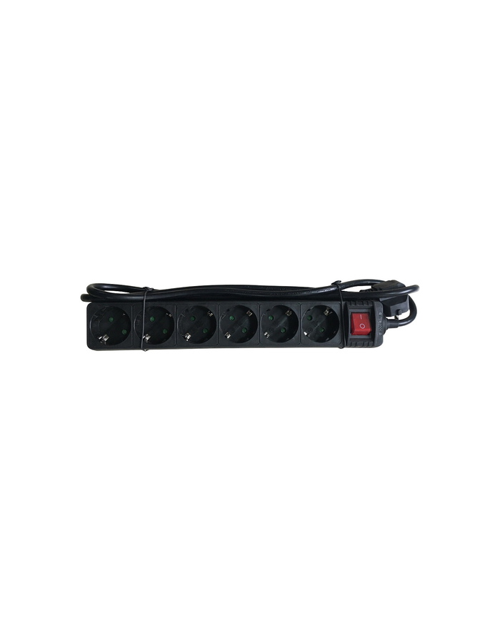 mcab SOCKET STRIP 6S PVC 1.5M BK ECO/16A/3680W główny