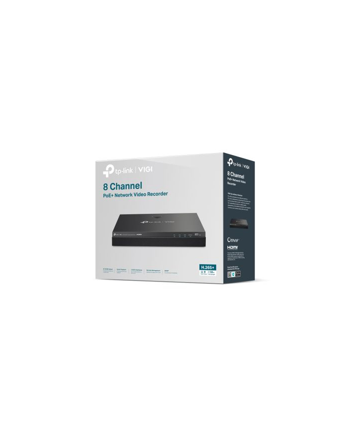 tp-link 8 CH POE+ NETWORK RECORD-ER/2TB HDD 113W POE główny