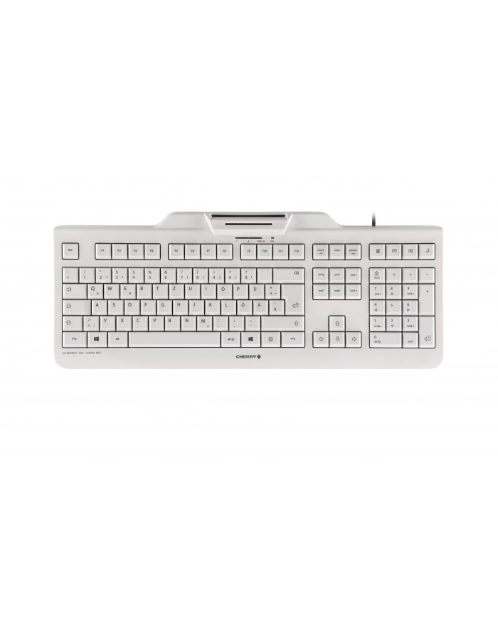 CHERRY Keyboard KC 1000 SC Smartcard [D-E] Kolor: BIAŁY główny