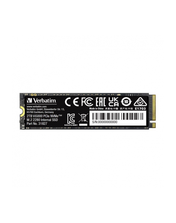 verbatim VI5000 PCIE4 NVME M.2 SSD 2TB/M.2 NVME PCIE4 INTERNAL główny