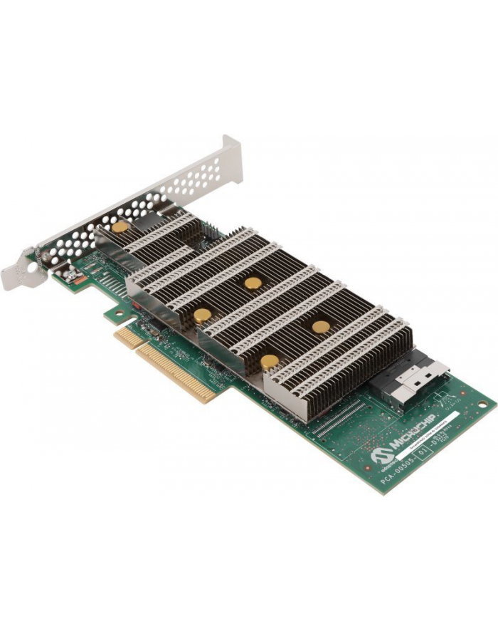 microchip Adaptec SmartRAID 3204-8i 4GB SAS/NVMe 8 Port PCIe x8 24 Gbps Low Profile główny