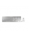 CHERRY Desktop DW 9100 SLIM [FR] WL AES silver BT Lithium Akku - wochenlange Nutzung ohne Aufladung - nr 15