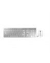 CHERRY Desktop DW 9100 SLIM [FR] WL AES silver BT Lithium Akku - wochenlange Nutzung ohne Aufladung - nr 1