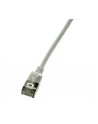 logilink Kabel LAN U/FTP (Patchkabel) SLIM CAT6 0,3m grey - nr 3