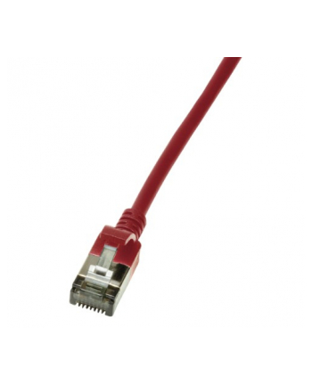 logilink Kabel LAN U/FTP (Patchkabel) SLIM CAT6 0,3m red