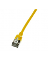 logilink Kabel LAN U/FTP (Patchkabel) SLIM CAT6 0,3m yellow - nr 1