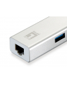 level one LevelOne Adapter USB-C -'gt; GBit-LAN + USB3.0-Hub - nr 16