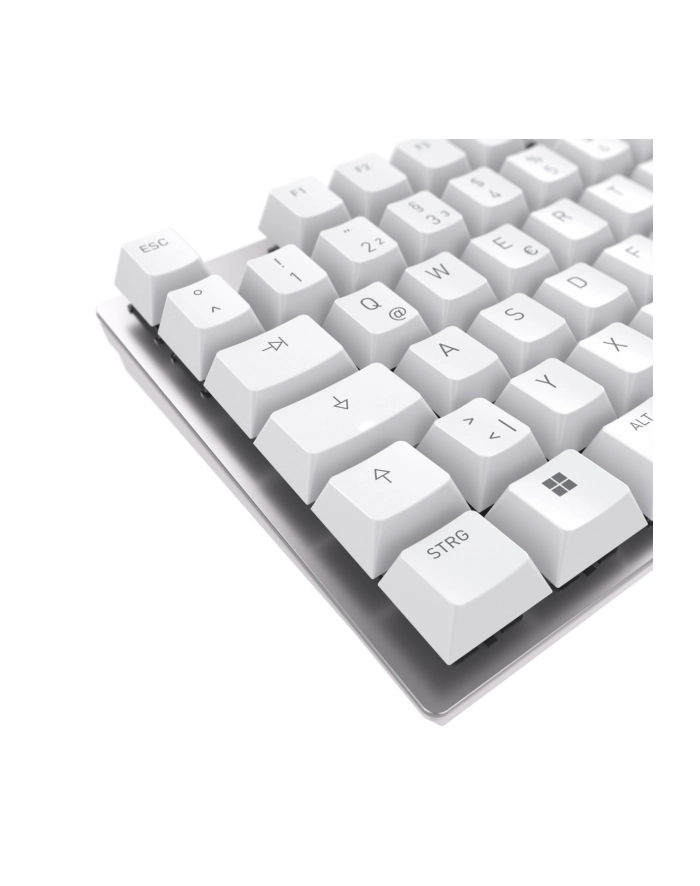 CHERRY Keyboard KC 200 MX MX2A SILENT RED [D-E] Kolor: BIAŁY/silver MX2A SILENT RED Switch główny