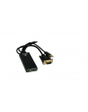 dm technology TERRA VGA zu HDMI Adapter mit Audio czarny/Kolor: CZARNY  USB Typ-A Anschluss - nr 1