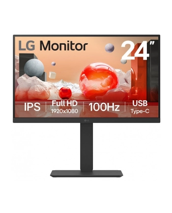 lg electronics LG LCD 24BA750-B 24'' Kolor: CZARNY
